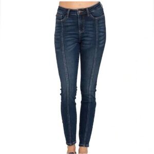 ⭐️Judy Blue Skinny Fit Jeans Dark Wash Denim High Rise Stretch JB8863 Size 22W⭐️